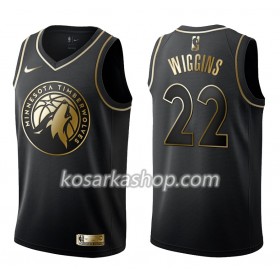 Dres Minnesota Timberwolves Andrew Wiggins 22 Nike Crna Golden Edition Swingman